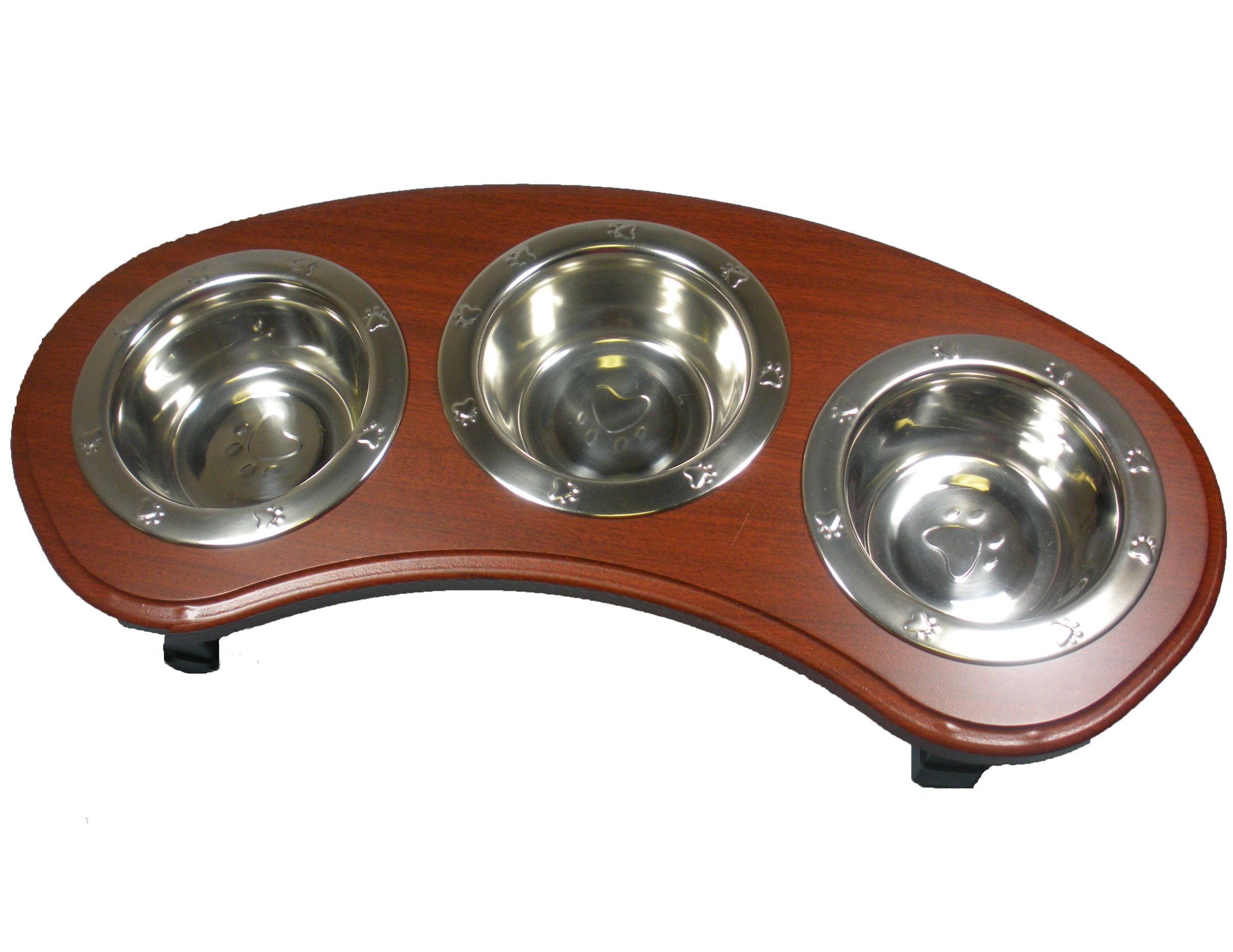 3 bowl feeder wooden bowl feeder 3 bowl feeder wooden bowl feeder
