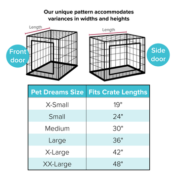 crate cover and bedding set plush dog crates sizing chart