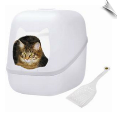 Charlie's Box - Litterbox & Scoop - Ice-DISCONTINUED