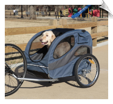 Track'r HoundAbout Pet Bicycle Trailer-Large