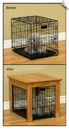 Handcrafted Dog Crate Cover