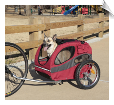 Track'r HoundAbout Pet Bicycle Trailer-Medium