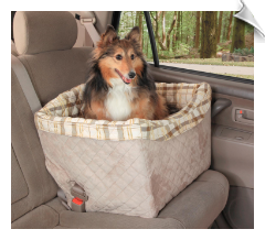 On-Seat Pet Car Seat/Booster Seat - Jumbo Deluxe